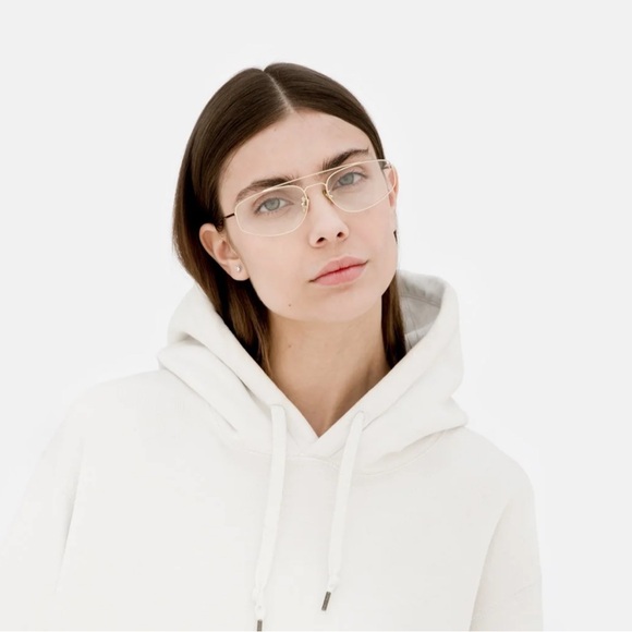 Retrosuperfuture Tema Optical Oro gold aviator eyeglasses - Picture 10 of 10